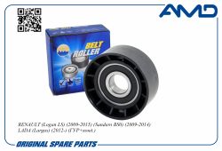 Ролик ремня поликлинового, направляющий 8200104754/AMD.GT222 AMD Ролик ремня поликлинового, направляющий 8200104754/AMD.GT222 AMD