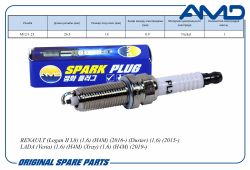 Свеча зажигания 224011561R/LZKAR7D-9D/AMD.PL24 (Nickel) AMD Свеча зажигания 224011561R/LZKAR7D-9D/AMD.PL24 (Nickel) AMD