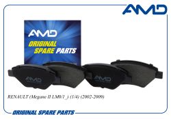 Колодка дискового тормоза 410609192R/AMD.BF827 AMD Колодка дискового тормоза 410609192R/AMD.BF827 AMD
